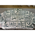Reyn Spooner XXL Vintage Hawaiian Shirt Catalina Airport Seaplane Print Cotton