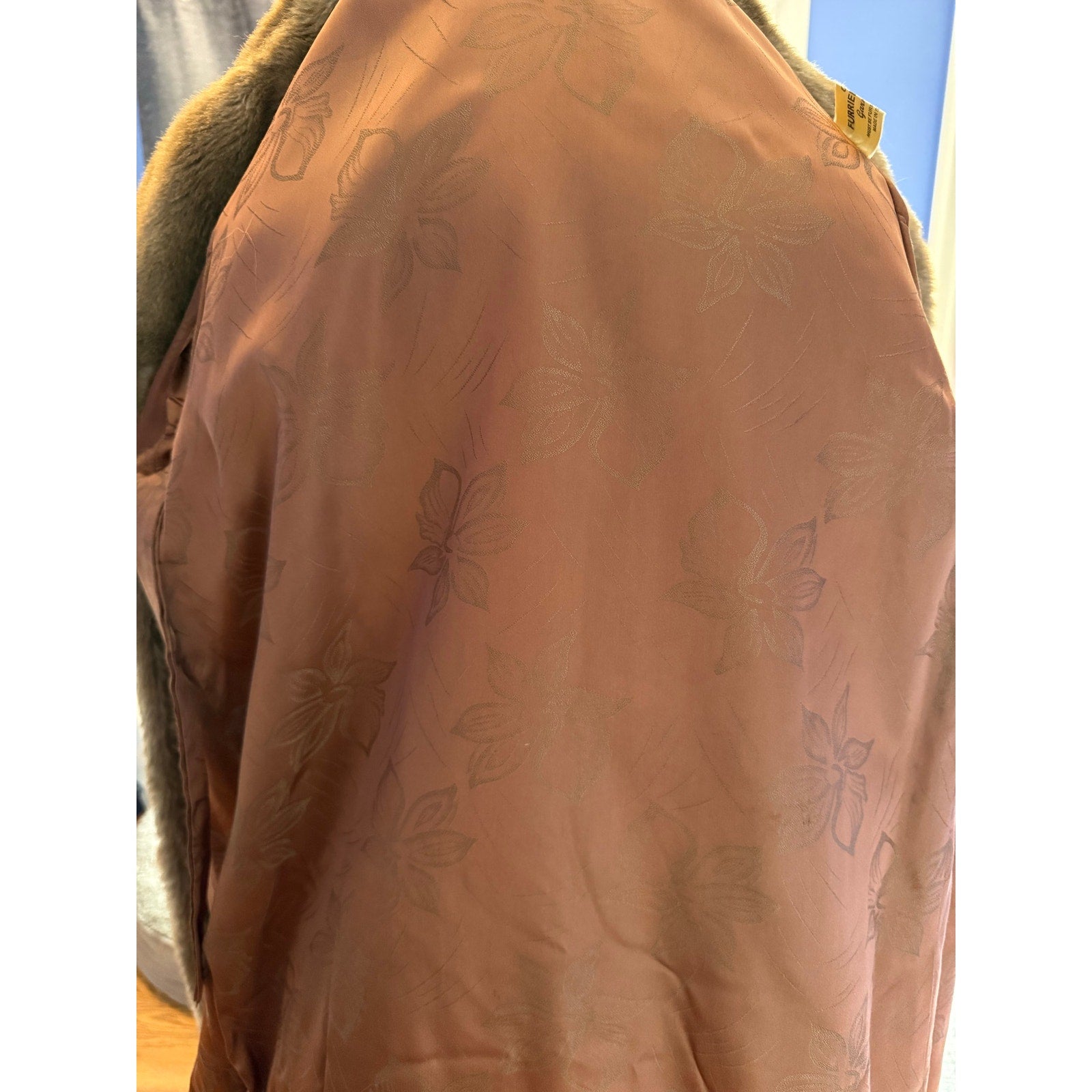 Vintage 70s Lykafur by Osdin Tissavel Faux Fur Coat
