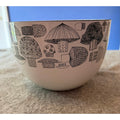 Vintage Finel Finland Enamel Mushroom Bowl Esteri Tomula Mid Century Modern MCM