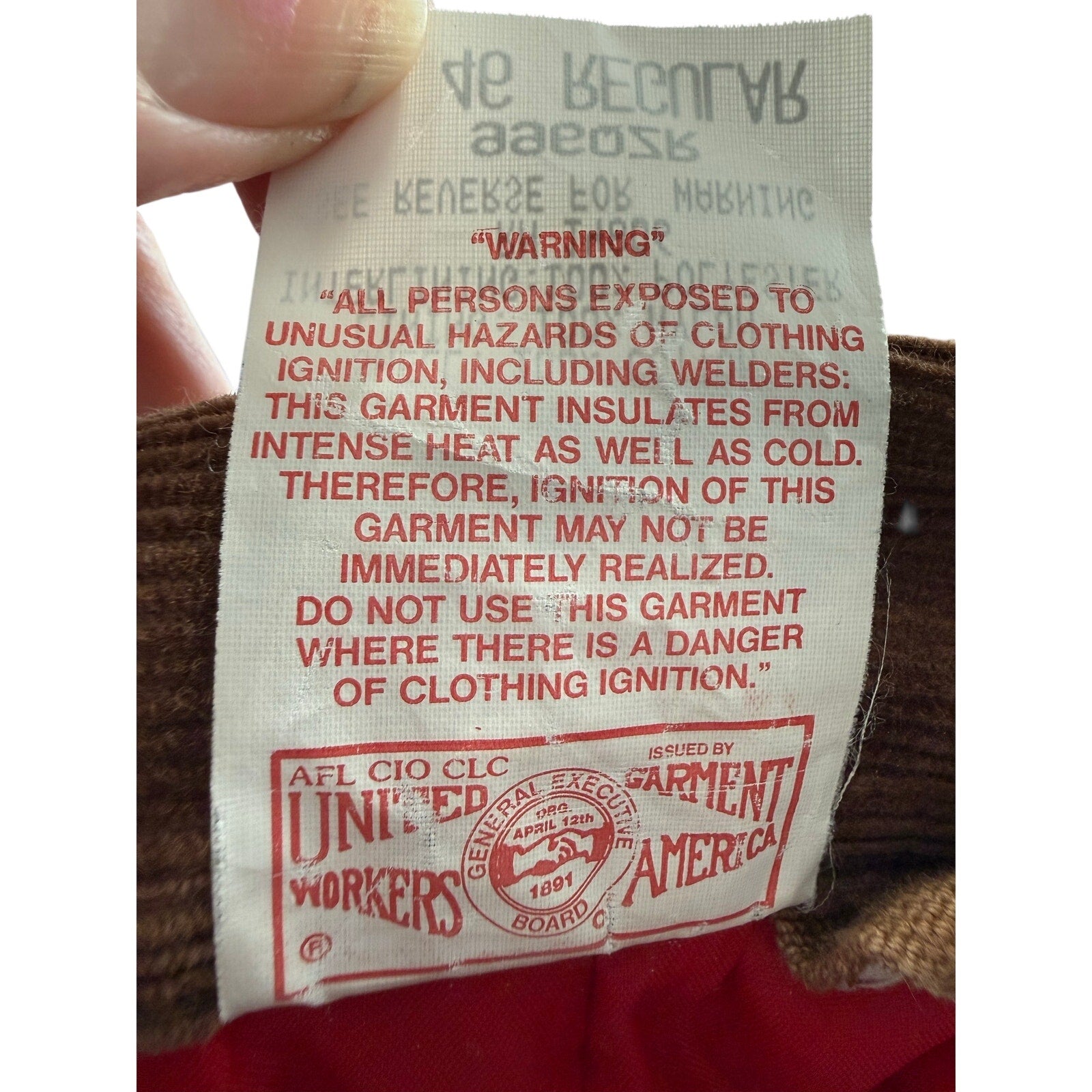 Vintage 1993 USA Made Carhartt Red Quilt Lined Duck Canvas Coveralls - Size 46 Regular