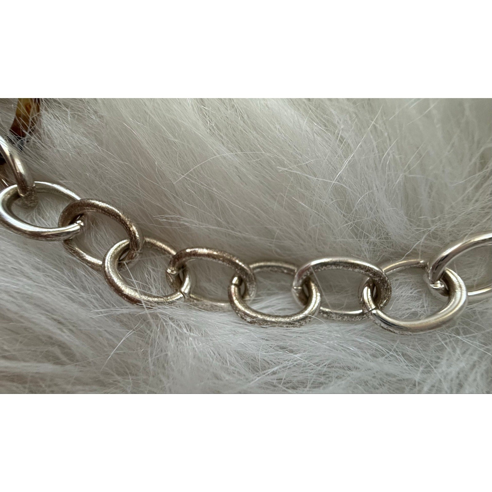 Y2K NWT Lauren Ralph Lauren Tortoise Chain Necklace 39" Deadstock Macy's Tag