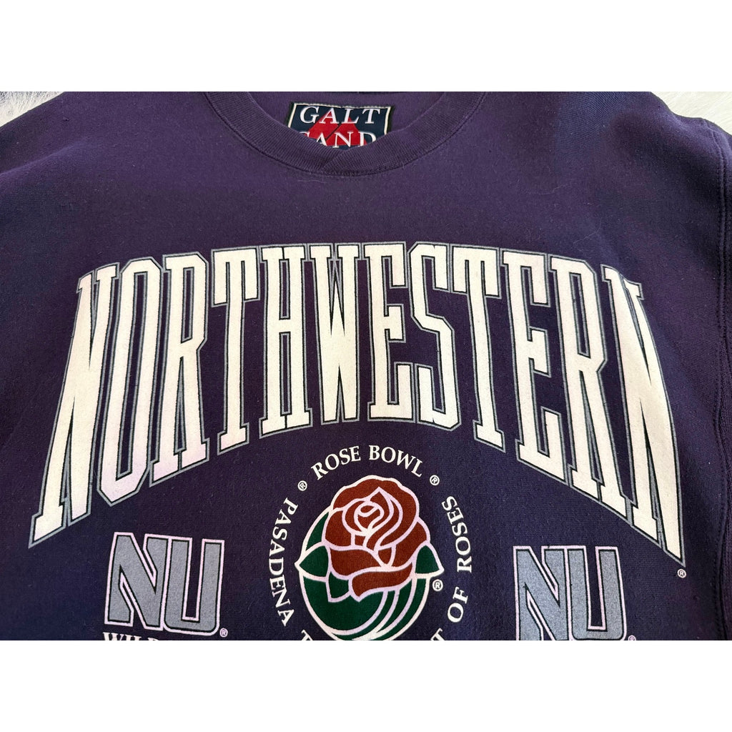 Vintage Galt Sand Northwestern 1996 Rose Bowl Sweatshirt Small