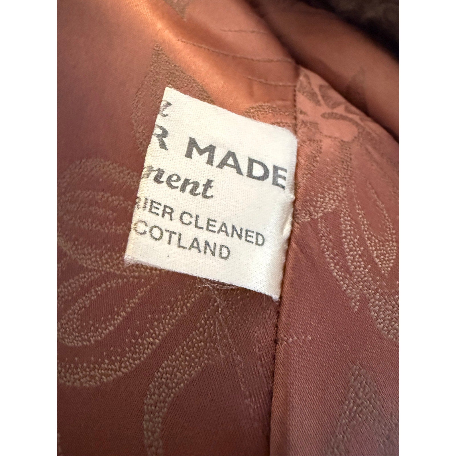 Vintage 70s Lykafur by Osdin Tissavel Faux Fur Coat