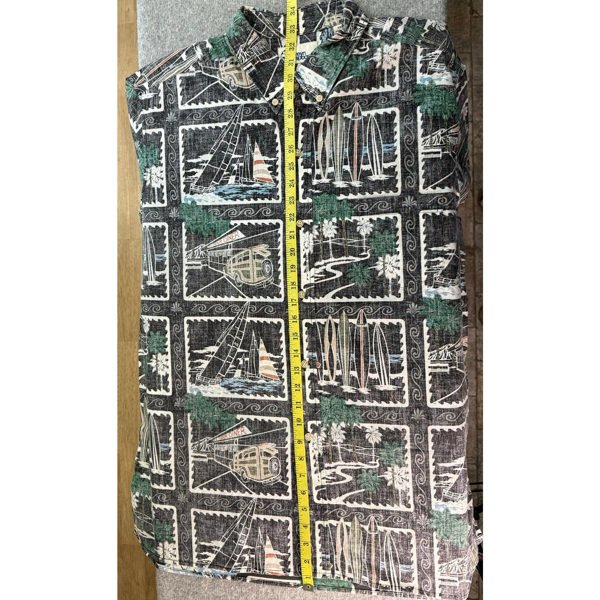 Vintage Reyn Spooner Newport Beach Woody Car Hawaiian Aloha Shirt Mens XXL