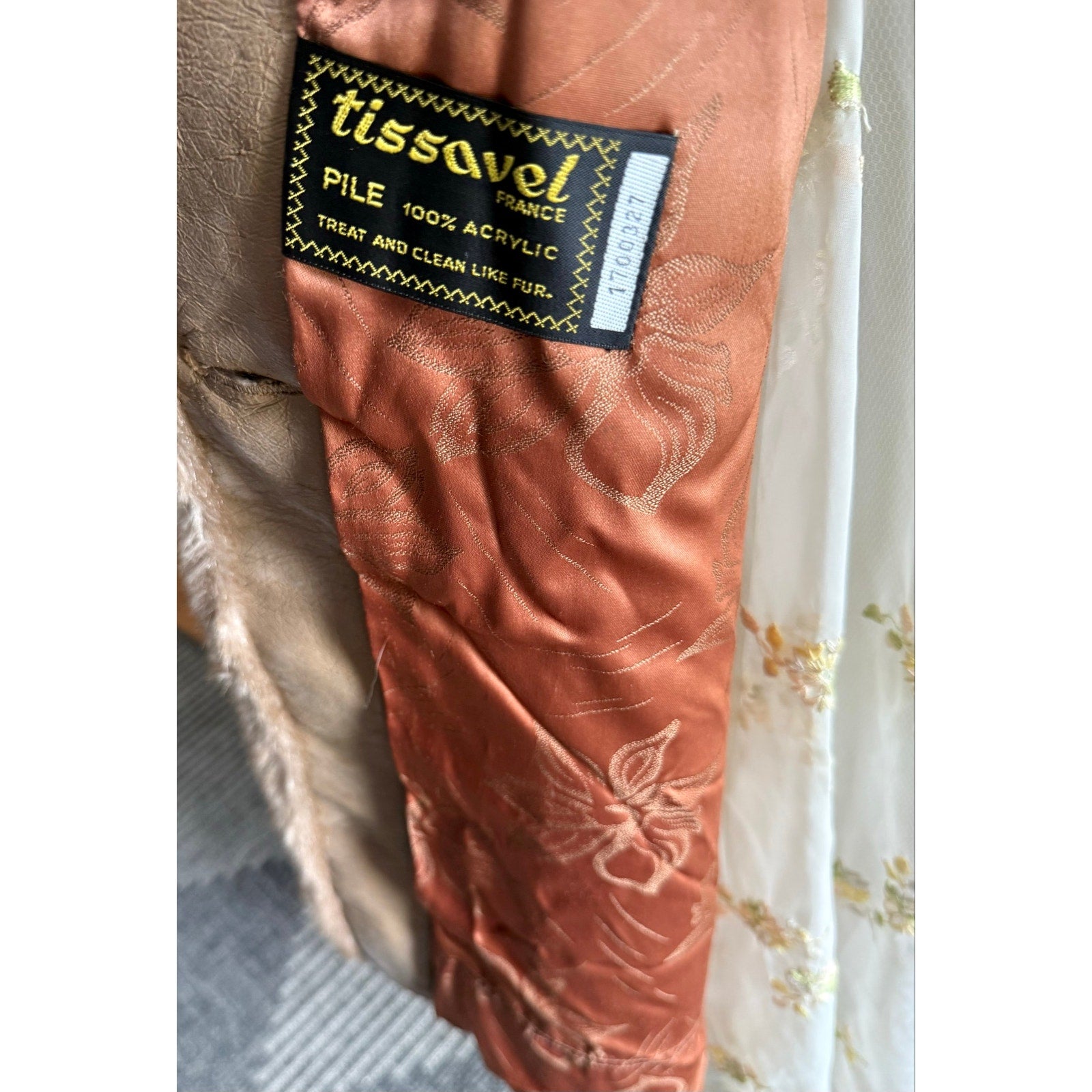 Vintage 70s Lykafur by Osdin Tissavel Faux Fur Coat