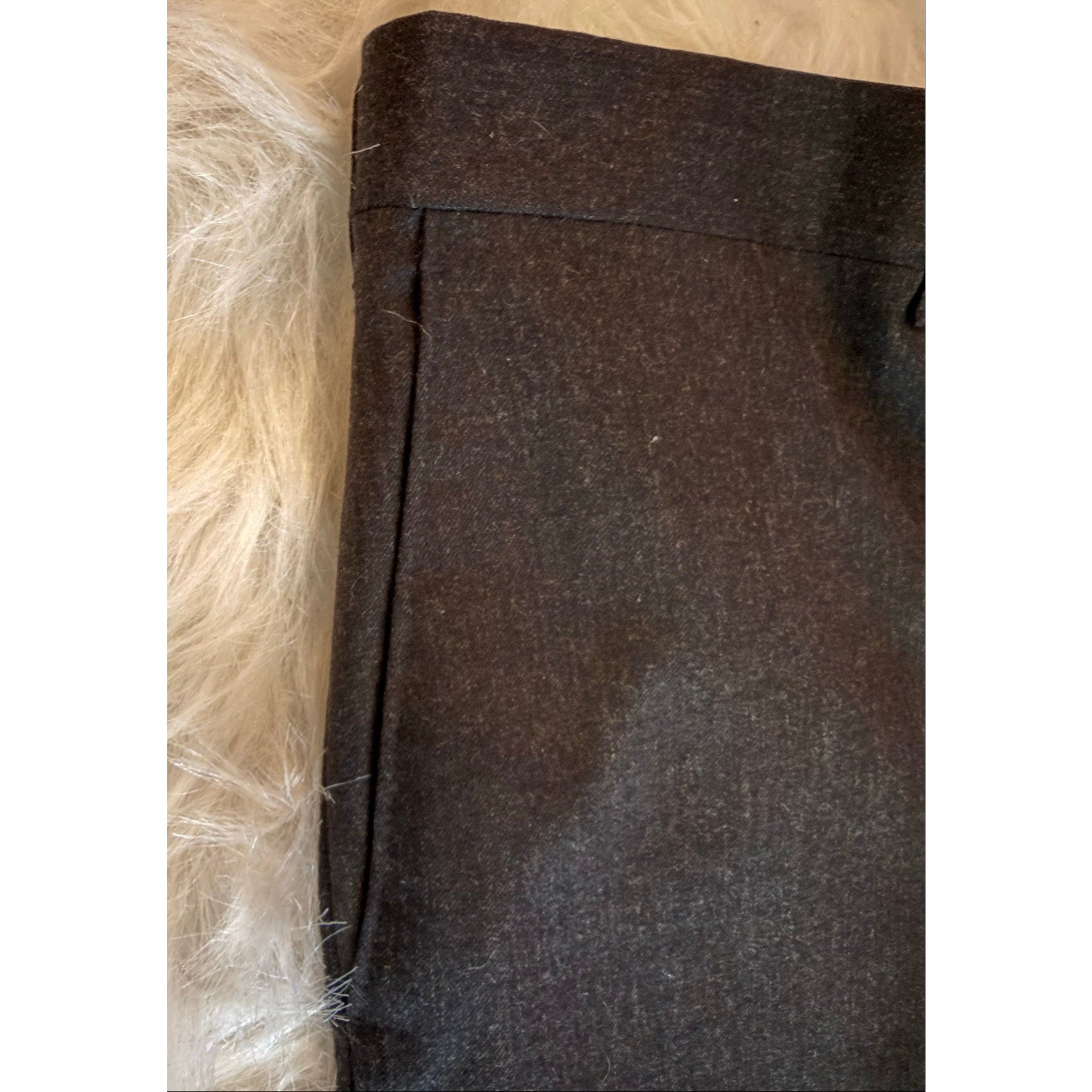 Vintage 70s Haggar Imperial Gray Dress Pants Trousers 38x30.5 Mid Century