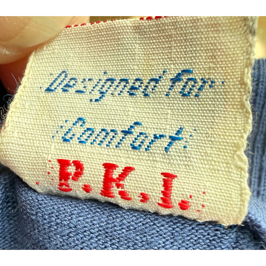 Vintage Kathmandu Everest Nepal Embroidered Boxy XL Blue Graphic T-Shirt