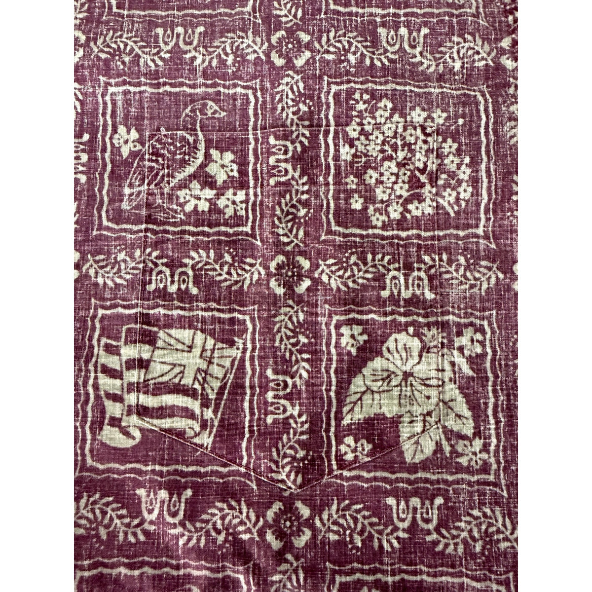 Reyn Spooner 3XL Lahaina Sailor Purple Hawaiian Shirt Cotton Poly Reverse Print