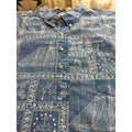 Reyn Spooner Lahaina Sailor Blue Cotton Blend Pullover Hawaiian Shirt Mens 3XL