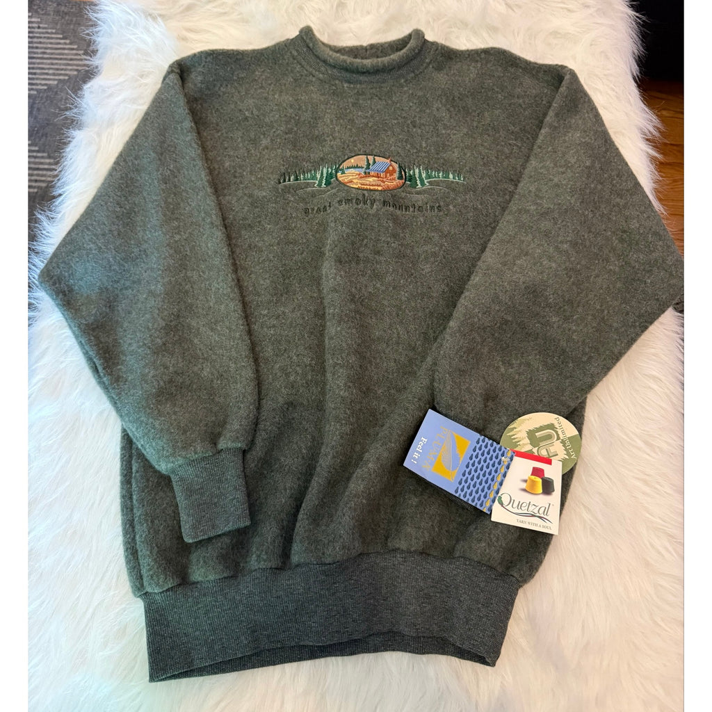 Vintage 90s Made in USA Art Unlimited Great Smoky Mountains Sweatshirt M