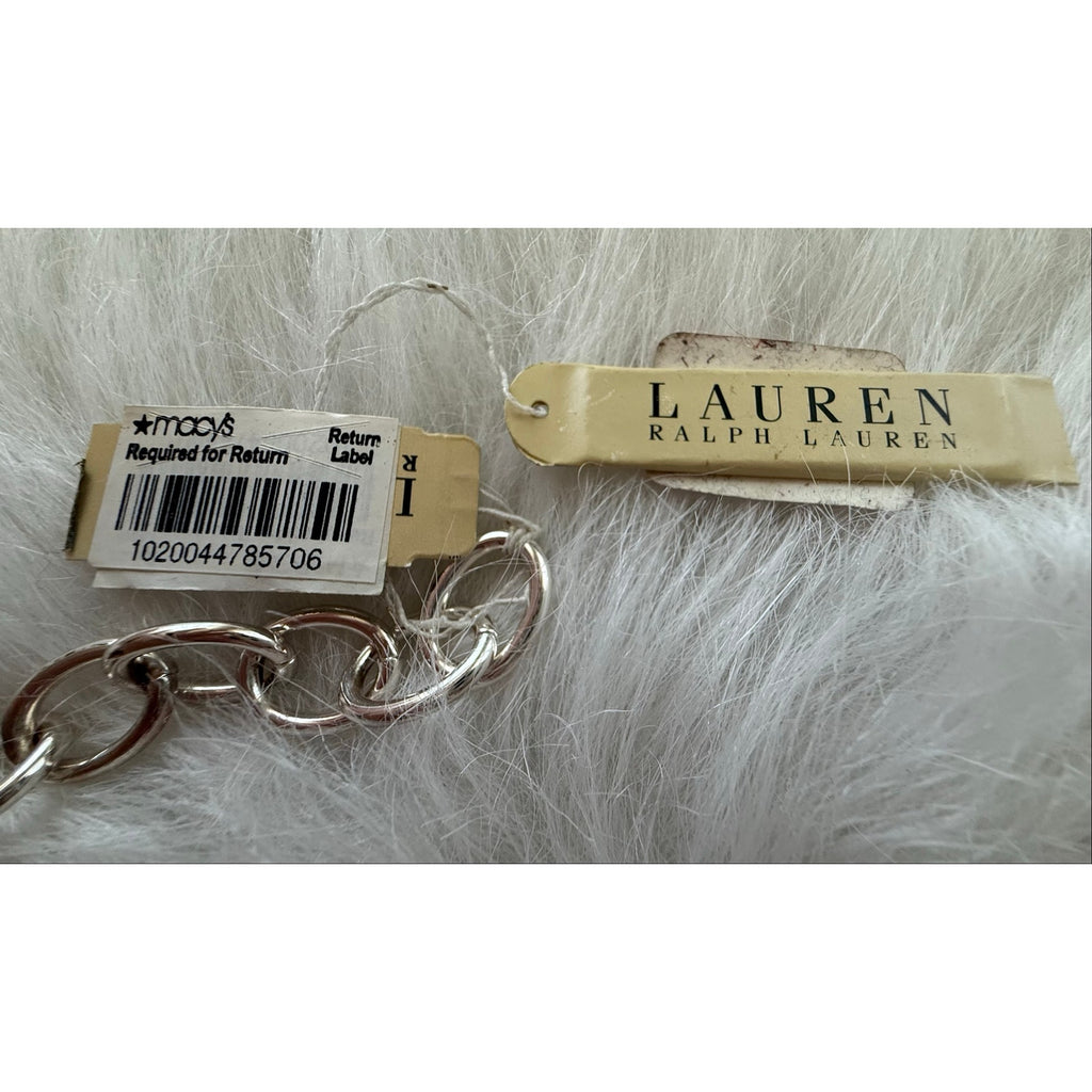 Y2K NWT Lauren Ralph Lauren Tortoise Chain Necklace 39" Deadstock Macy's Tag