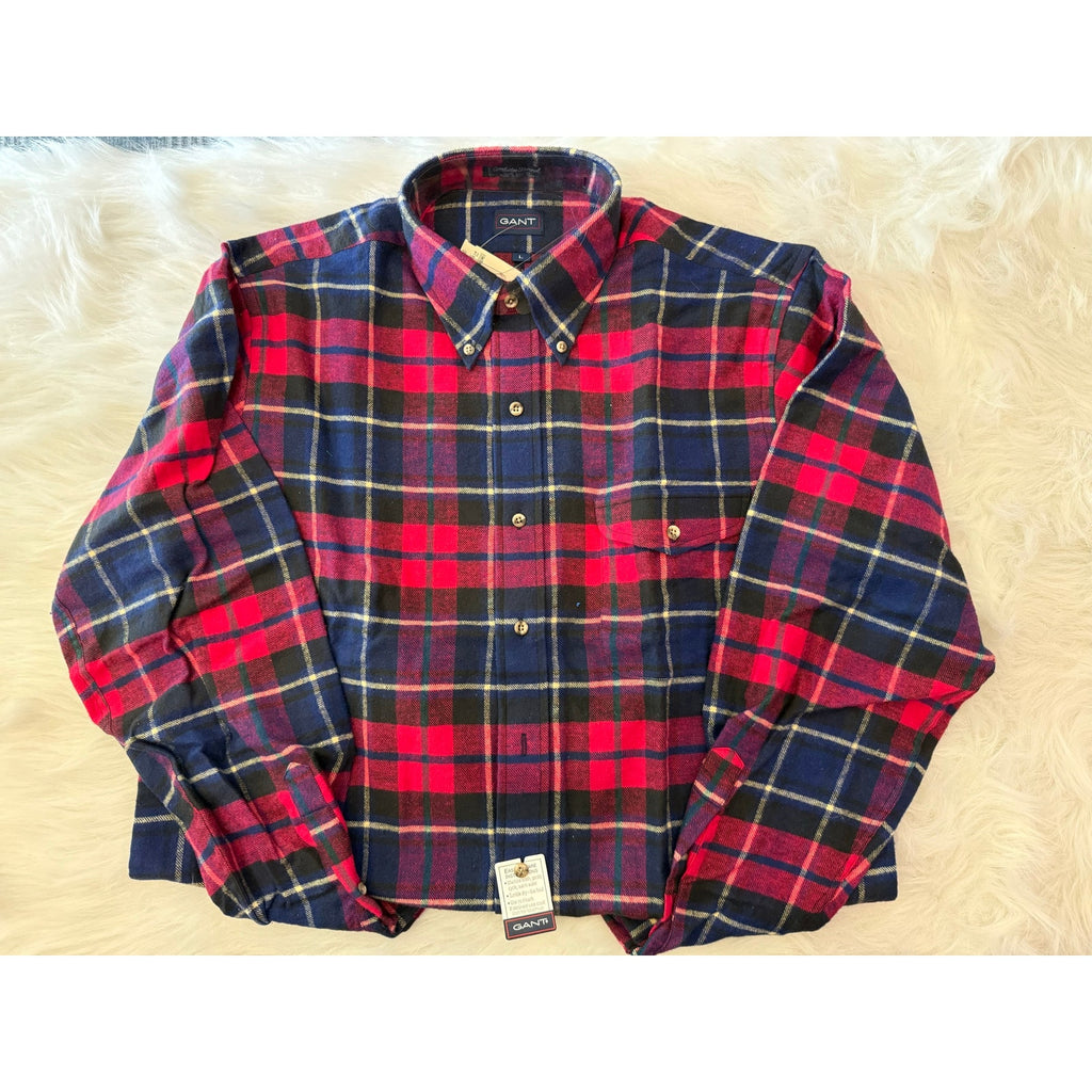 Vintage GANT Cambridge Flannel New w/Vintage Marshall Field's Tags Early 90s