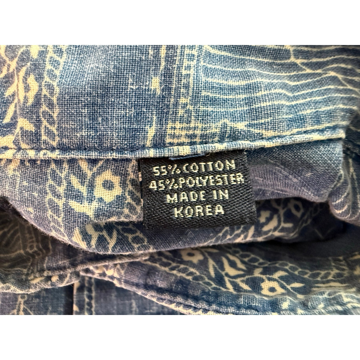 Reyn Spooner Lahaina Sailor Blue Cotton Blend Pullover Hawaiian Shirt Mens 3XL
