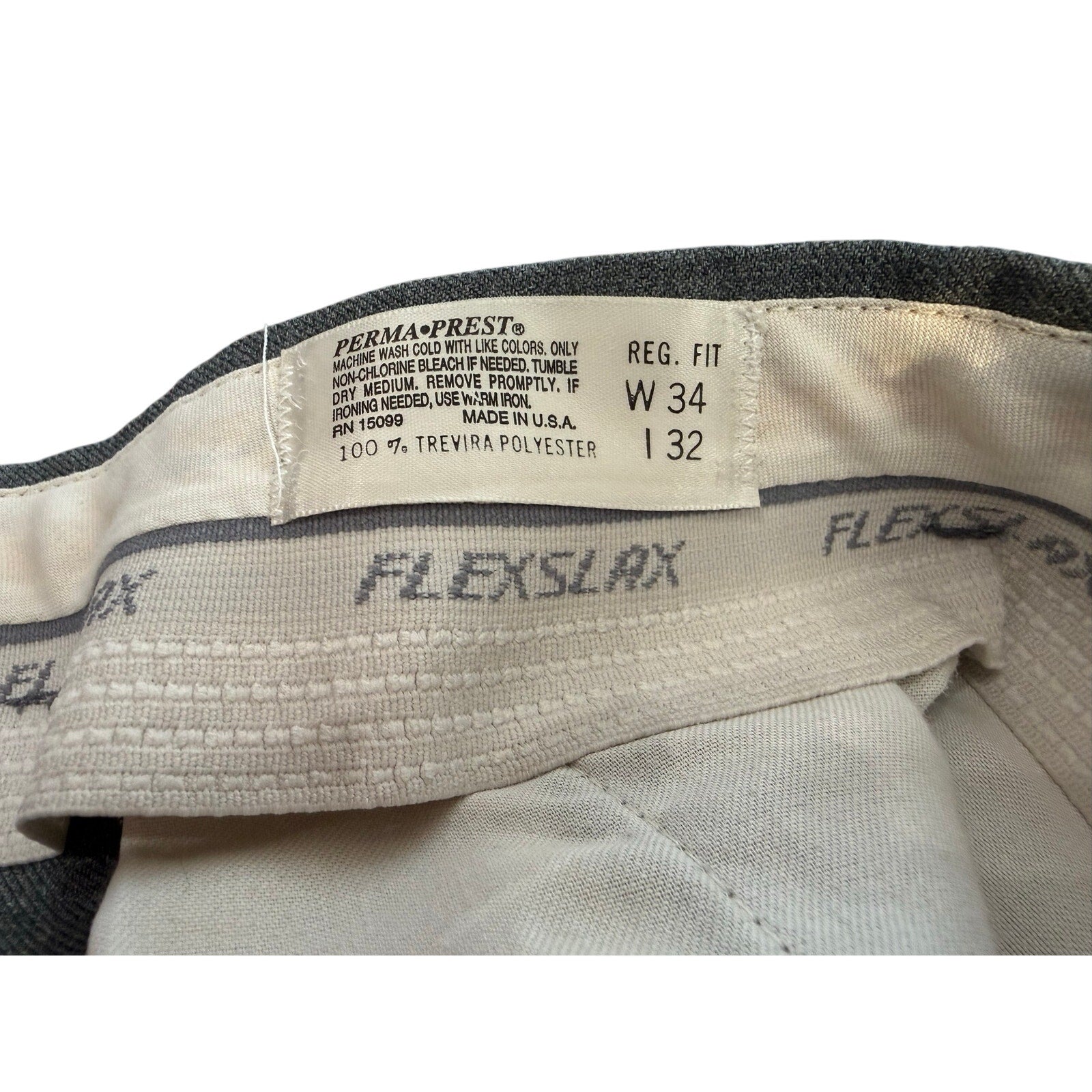 Vintage 1970s Sears Perma-Prest Flexslax Trousers (Set of 2) 34 Regular