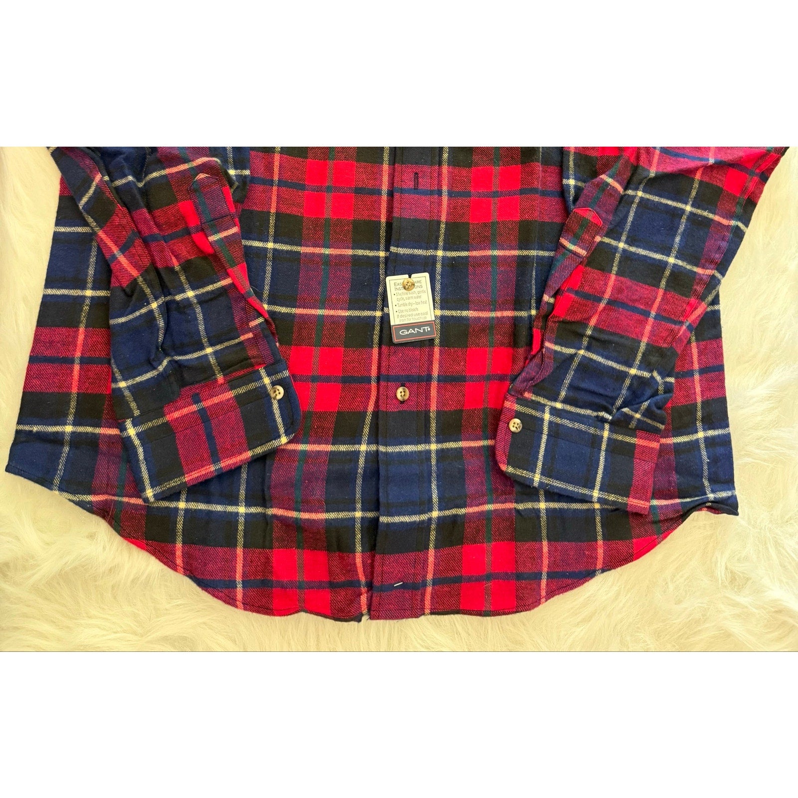 Vintage GANT Cambridge Flannel New w/Vintage Marshall Field's Tags Early 90s