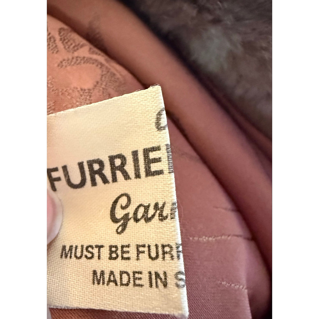 Vintage 70s Lykafur by Osdin Tissavel Faux Fur Coat
