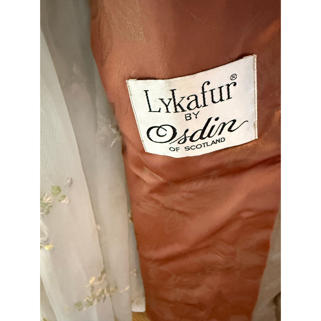Vintage 70s Lykafur by Osdin Tissavel Faux Fur Coat