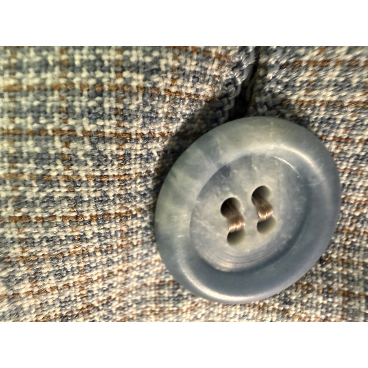 Vintage Marshall Fields 3 Piece Suit Mens 46 Reg Gray Houndstooth Wool Blend