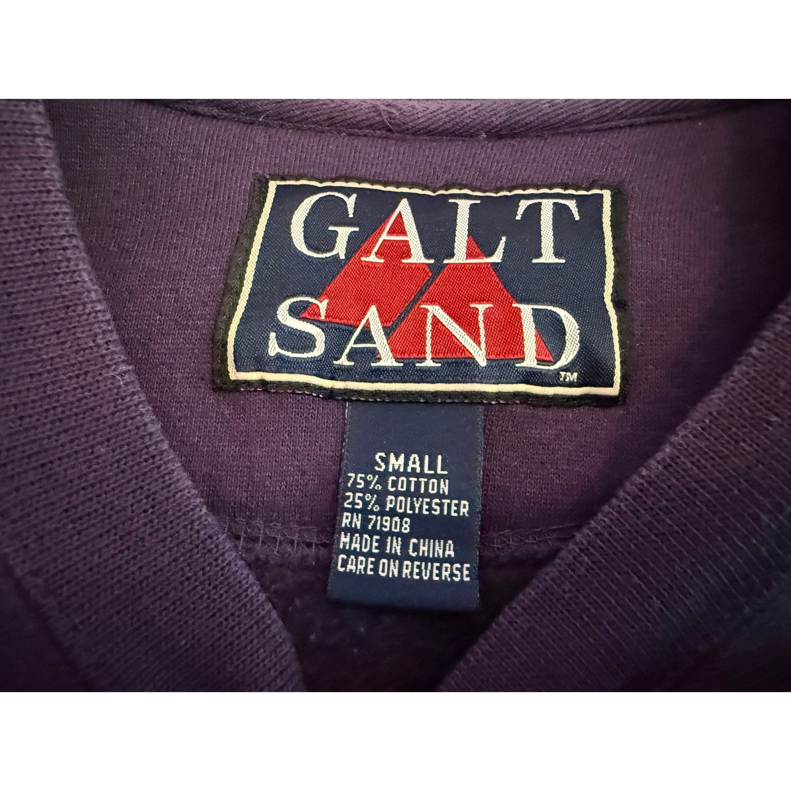 Vintage Galt Sand Northwestern 1996 Rose Bowl Sweatshirt Small